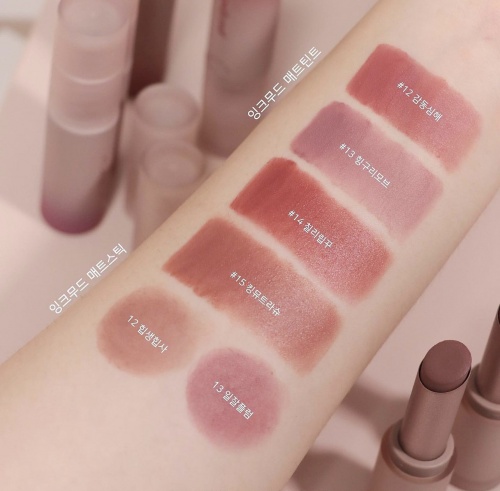 Peripera  -  ,  12 Almond Rose  Ink Mood Matte Tint  11