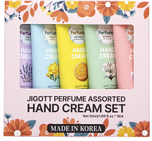 Jigott ����� ��������������� ������ ��� ��� 5 ��, Perfume Assorted Hand Cream Set