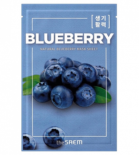The SAEM       ()  Natural Blueberry Mask Sheet