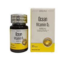 [����] Orzax ������� ������� D3 5000 ��., 50 ������, Ocean Vitamin D3 5000 IU 50 Capsules