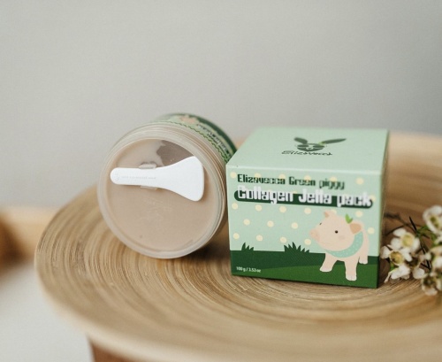 Elizavecca �����-���� � ���������� Green piggy collagen jella pack ���� 2