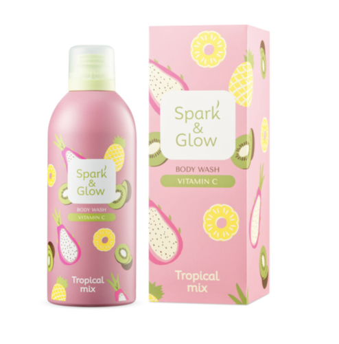 Spark&Glow ����-���� ��� ���� � ��������� � � ��������, Tropical Mix Body Wash ���� 2