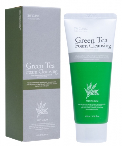 3W clinic       Green tea cleansing foam