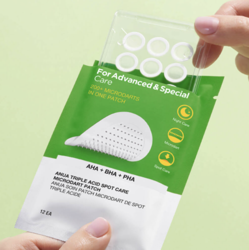 Anua      , 12 , Triple Acid Spot Care Microdart Patch AHA+BHA+PHA  5