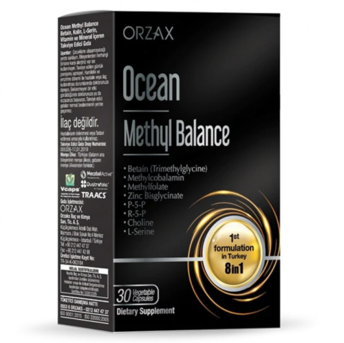 [] Orzax     B, 30 , Ocean Methyl Balance 30 Capsules