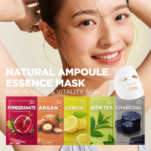 The SAEM       () Natural Rose Mask Sheet  5