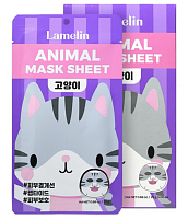Lamelin     "", Animal Mask Sheet Cat