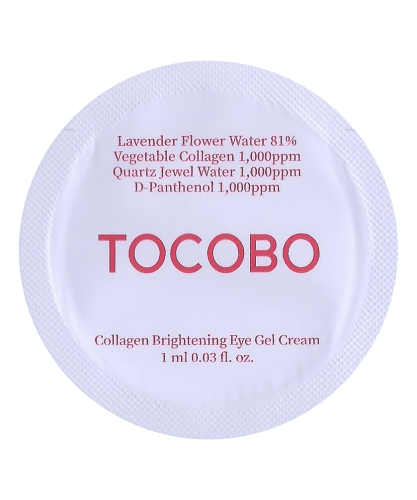 Tocobo ������������ ���� ��� ��� � ��������� � ������������ ������ ����� ������ (�������), Collagen Brightening Eye Gel Cream Tester