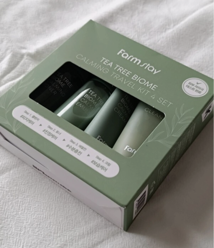 FarmStay        , 4 , Tea Tree Biome Calming Travel kit 4 set  2