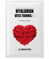 MEDIPEEL �������� ����� � ��������� � ������������ ��������, Hyaluron vita toning ampoule mask