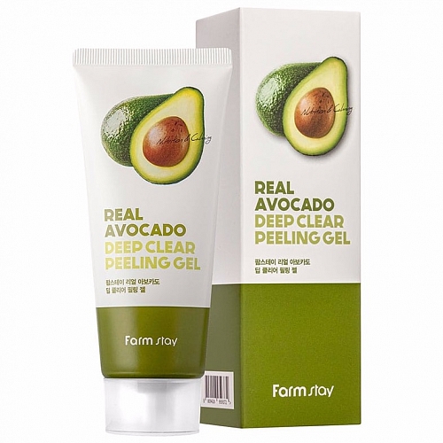 FarmStay -   Real avocado deep clear peeling gel