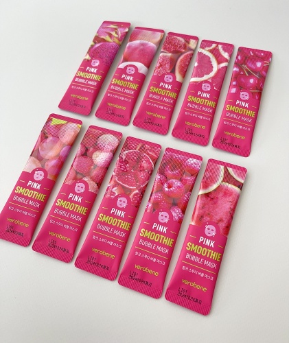 Verobene        Pink Smoothie Bubble Mask  4