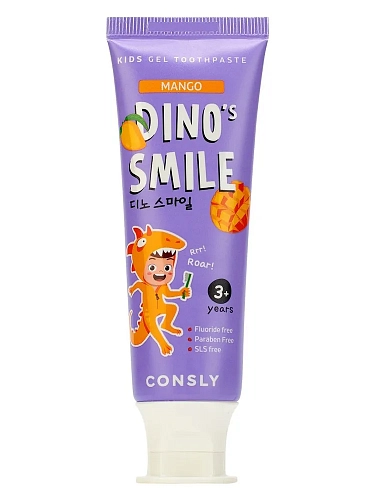 Consly         Dino's Smile Kids Gel Toothpaste Mango