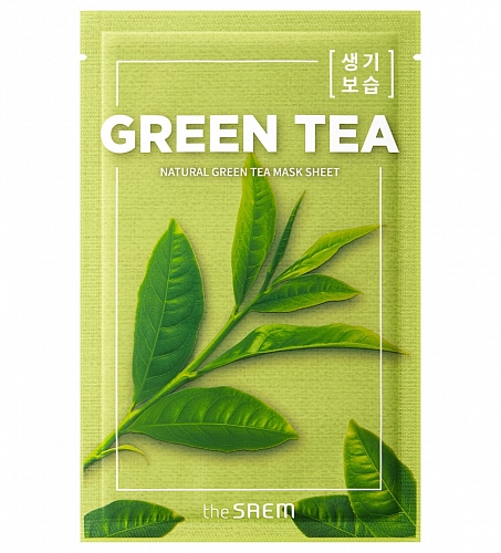 The SAEM        ()  Natural Green Tea Mask Sheet