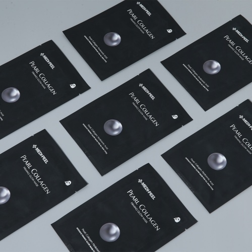 MEDIPEEL �������� ����� � ���������� � ��������  Pearl collagen firming glow mask ���� 4