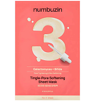 Numbuzin �������� ����� � ������������ ��� ������� ���, No.3 Tingle-pore Softening Sheet Mask