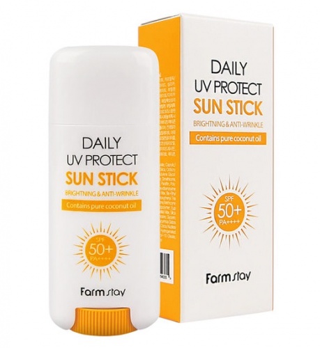 [] FarmStay       Daily UV Protect Sun Stick Spf 50+ Pa+++