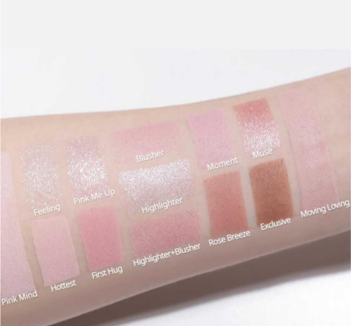 Peripera ������������� ������� ��� ������� (����+���������+������), All Take Mood Like Palette 01 Prestige Pink ���� 3