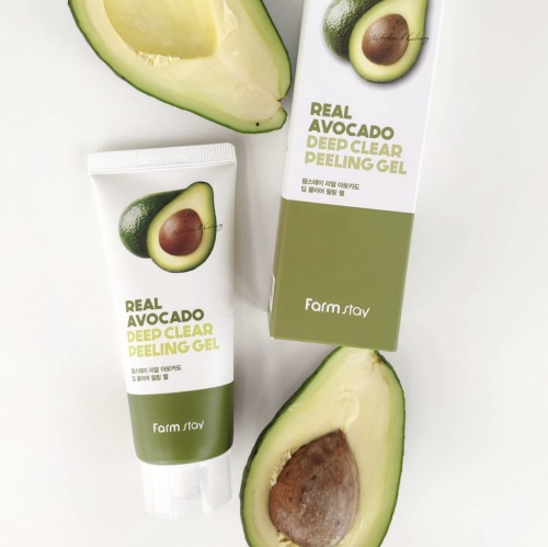 FarmStay -   Real avocado deep clear peeling gel  3