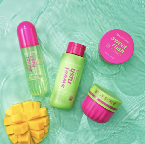 Spark&Glow �����-���� ��� ���� � ����� � ������������ ��������, Sweet Rush Velvet Haze Body Mist ���� 5