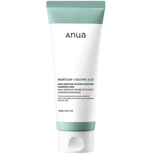 [ ] Anua -      , Heartleaf Succinic Moisture Cleansing Foam