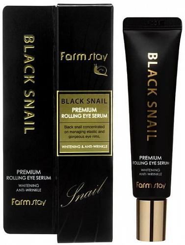 FarmStay -        Black snail premium rolling eye serum