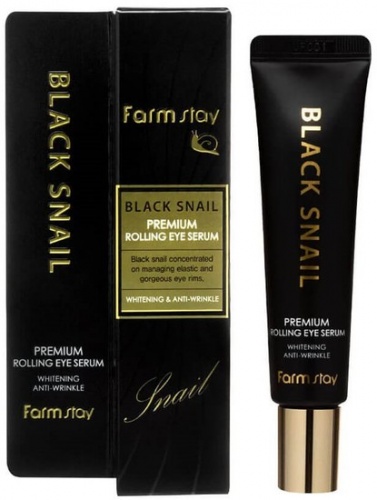 FarmStay -        Black snail premium rolling eye serum