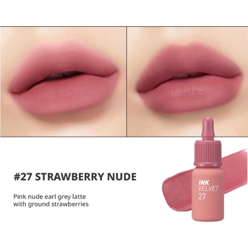 Peripera ������ ����������� ���� ��� ���, ������� 27 Strawberry  Nude, Ink Velvet ���� 4
