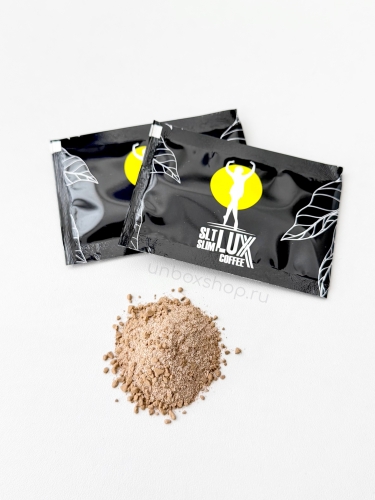 [������] Lux Coffee �������� ���� ��� ��������� ������� (1 ����),  SLT Slim Lux Coffee Premium L-carnitine&Collagen, 1 sachet ���� 3