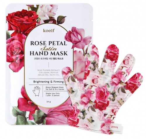 Koelf �����-�������� � �����, ��������� � ����������, 1 ����,  Rose petal satin hand mask