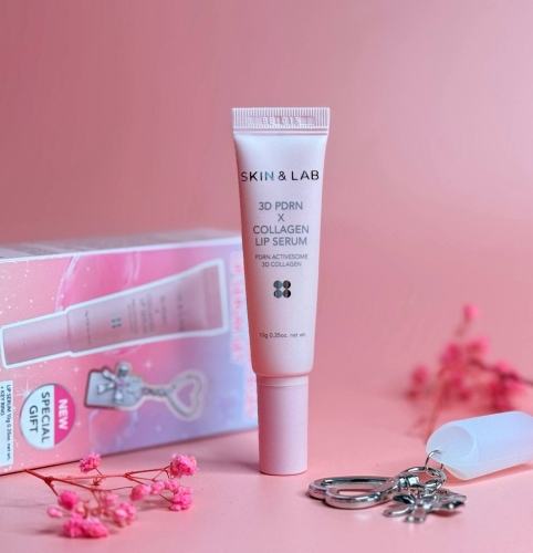SKIN&LAB �����: ��������� ��� ��� c ���� + ������, 3D PDRN x Collagen Lip Serum Set ���� 5
