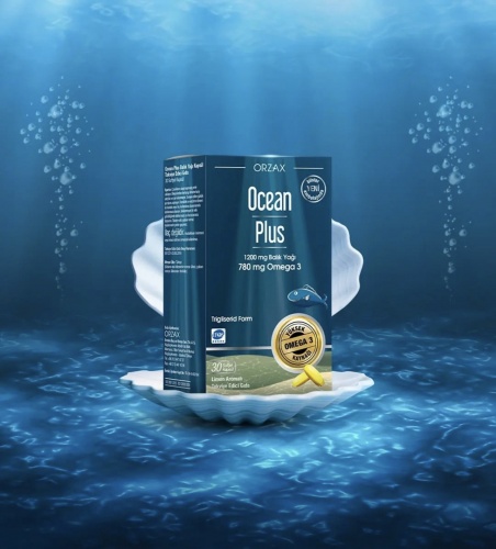 [] Orzax -3  500 , 60   Ocean Omega 3, 500 mg Fish Oil Lemon Flavored  2