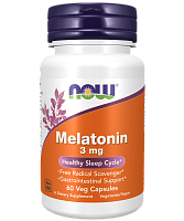 [���] Now Foods ������� ��������� ��� 3 ��, 60 ������, Melatonin 3mg, 60 Capsules