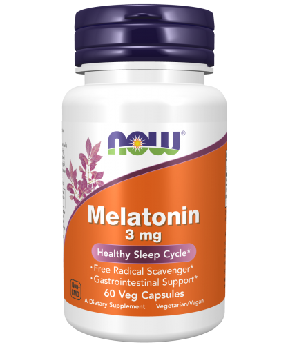 [���] Now Foods ������� ��������� ��� 3 ��, 60 ������, Melatonin 3mg, 60 Capsules
